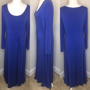 Soft Surroundings Long Sleeve Maxi Dress D